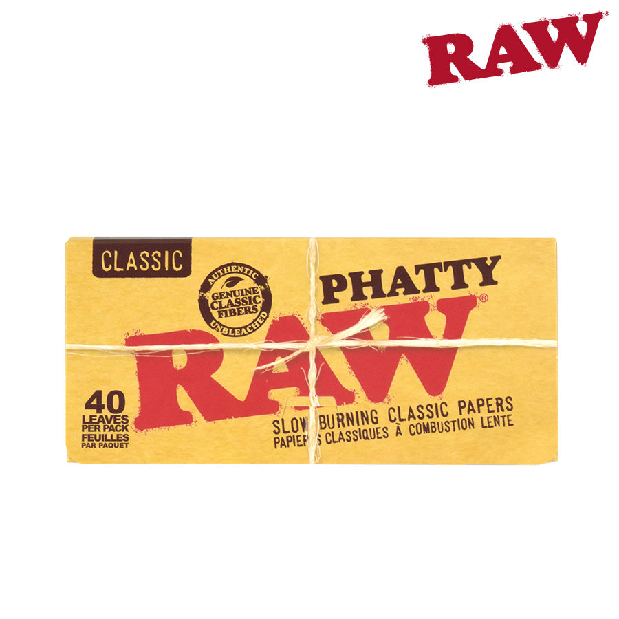 RAW Classic Papers | Size: Phatty | 24 Pack Box