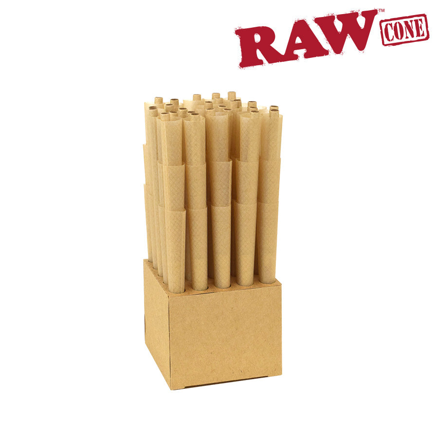 RAW Black Pre-Rolled Cones King Size | 75 Cone Pack