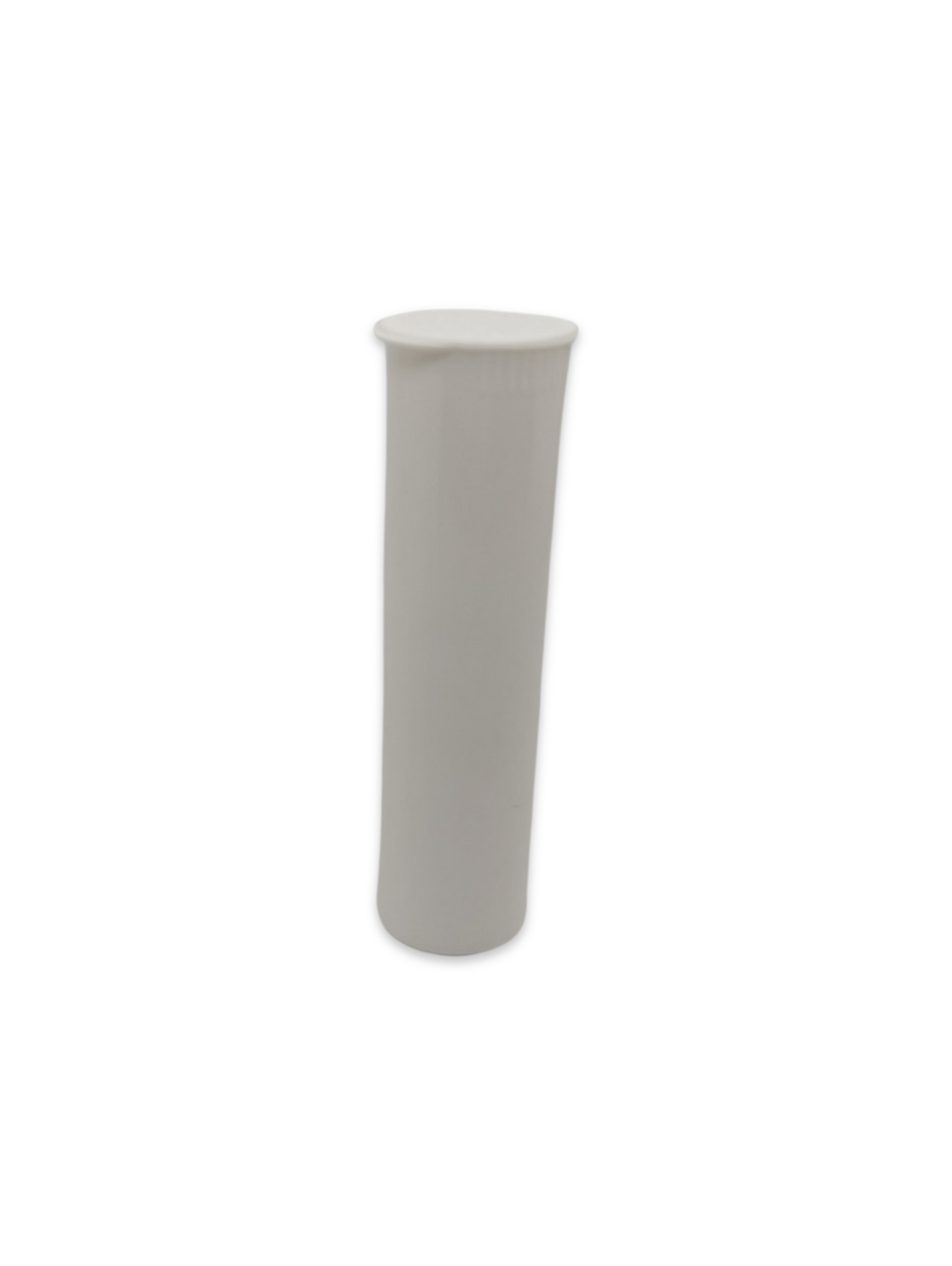 Wide Pop Top Opaque Plastic Pre-roll Tubes | 116mm x 30mm | White | Child Resistant | 500pc Carton