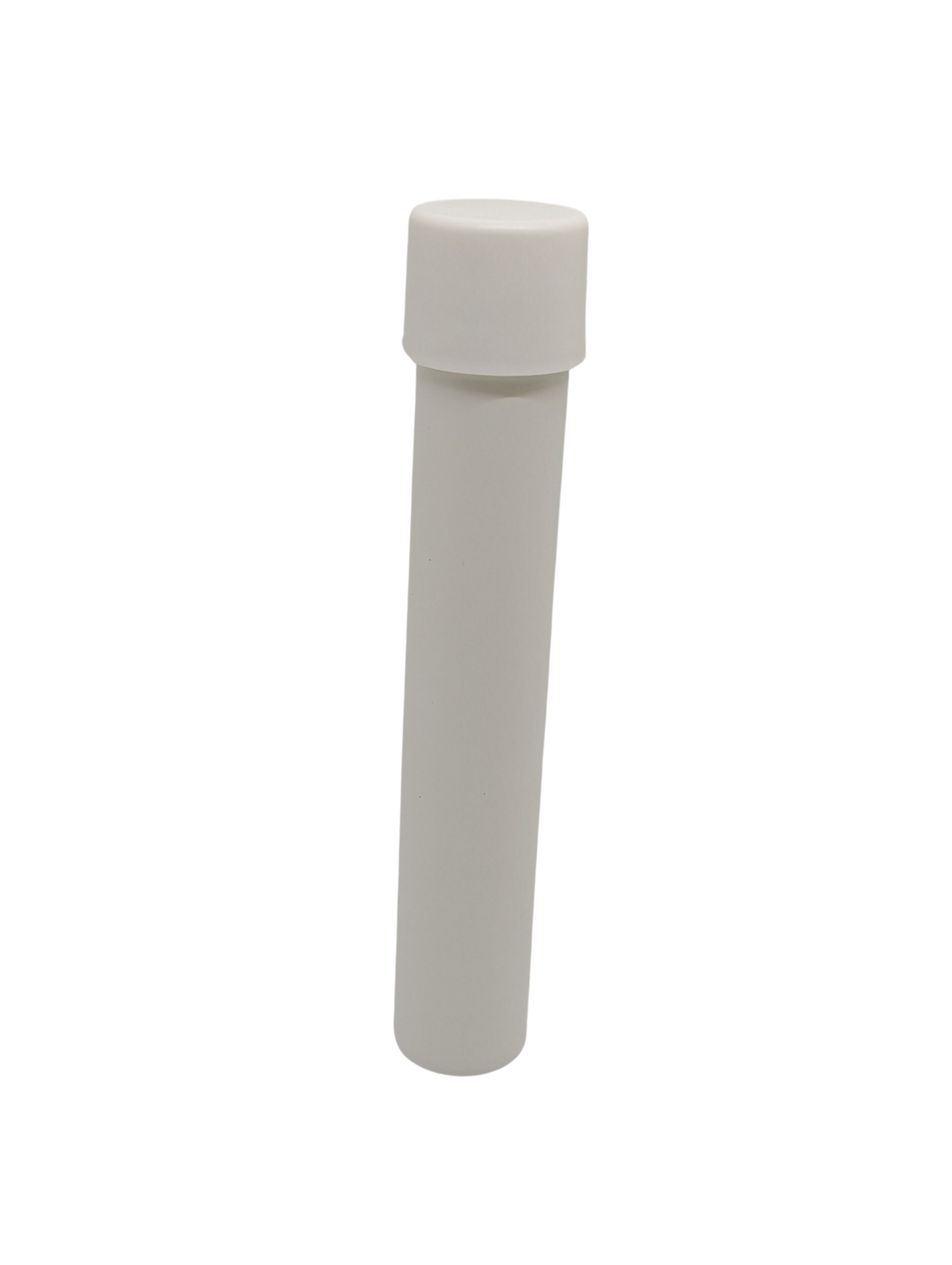 Glass Pre-Roll Tube w/ CR Screw Cap | 115mm | Child Resistant | Matte White | 100pc Carton