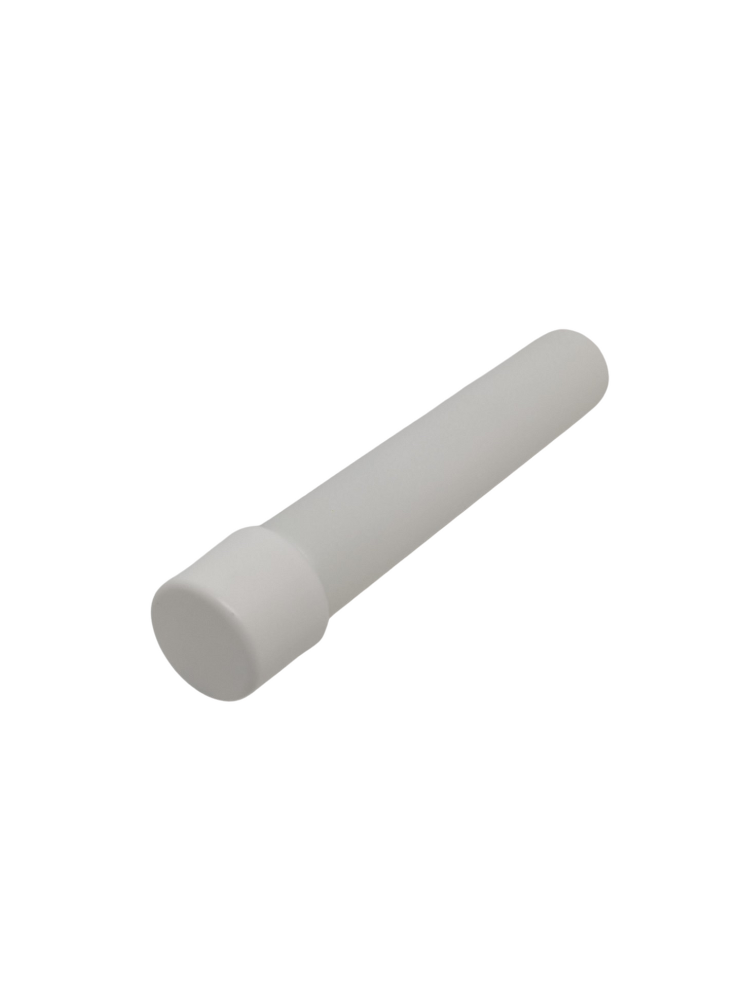 Glass Pre-Roll Tube w/ CR Screw Cap | 115mm | Child Resistant | Matte White | 100pc Carton