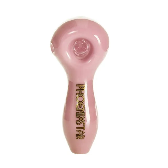 4" Glass Spoon Pipe with 5-Hole Glass Filter | PhoenixStar Glass | Multiple Colours