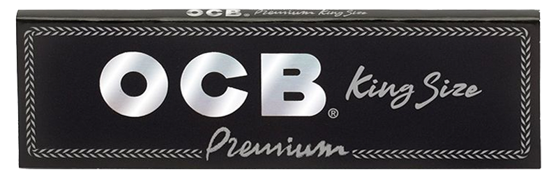 OCB Black Premium Rolling Papers | Size: King Size | 50 Pack Box