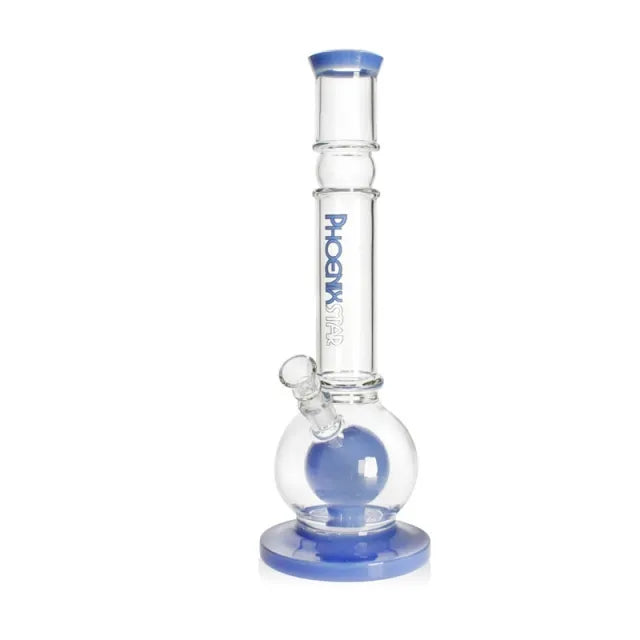 14" Glass Bong w/ Coloured Ball Perc & Ice Catcher | PhoenixStar Glass | Multiple Colours