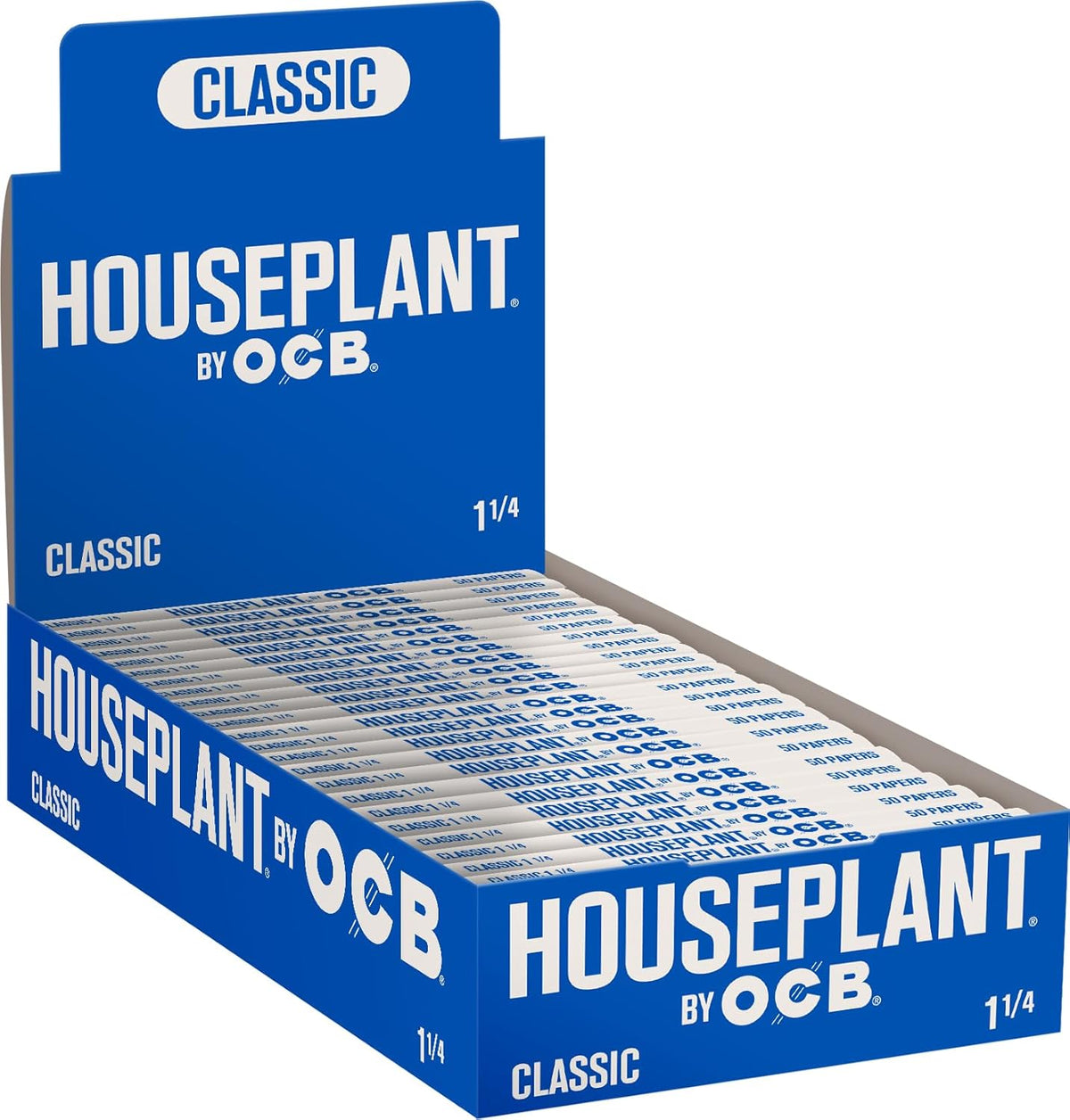 Houseplant by OCB Classic Rolling Papers | Size: 1 1/4 | 24 Pack Box