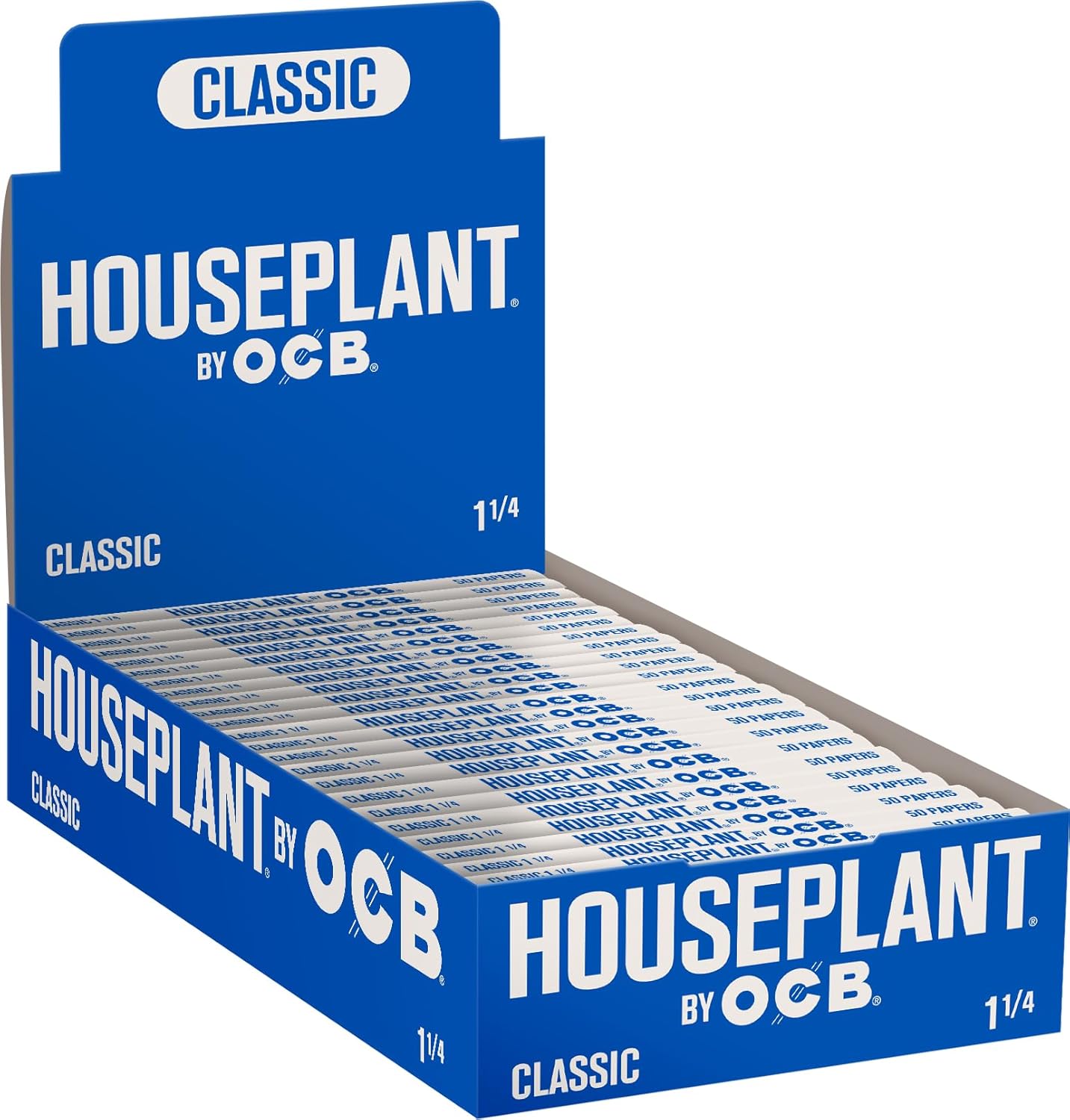 Houseplant by OCB Classic Rolling Papers | Size: 1 1/4 | 24 Pack Box