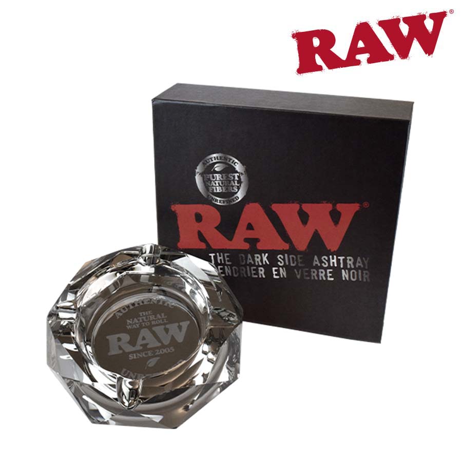 RAW Prism Glass Ashtray | Dark Side