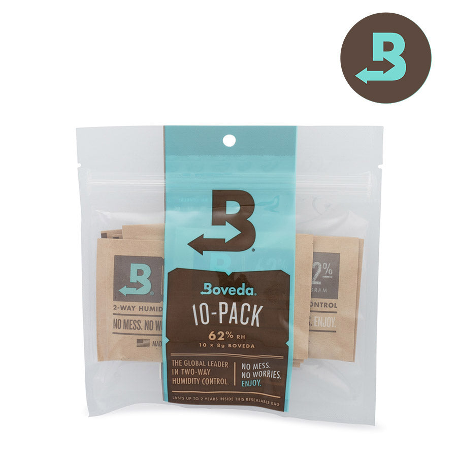 Boveda 8G Humidity Control Pack | 10/Pack | RH 62%