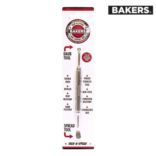 BAKERS TOOLS STAINLESS STEEL DAUB-N-SPREAD