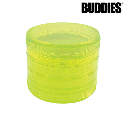Buddies Plastic Magnetic 5pc Grinder w/ Screen | 2.5" | 8 Pack Box