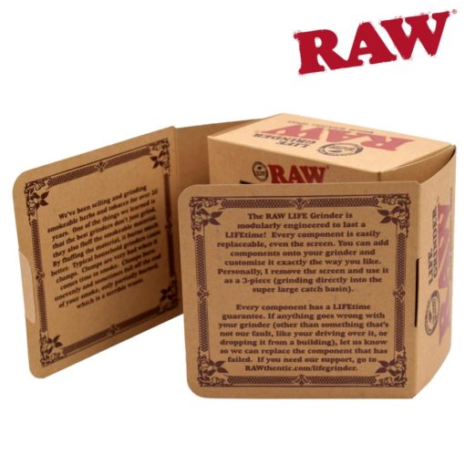 RAW Life 4 Piece Grinder | V3 | Red