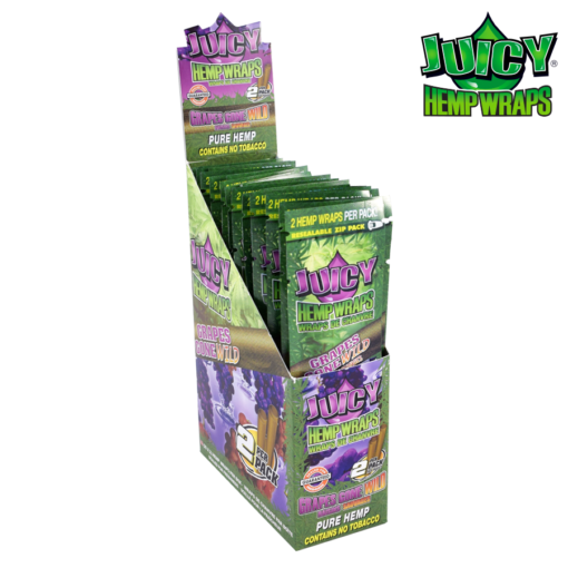 Juicy Hemp Wraps | Grapes Gone Wild | 50 Wrap Box