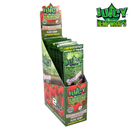 Juicy Hemp Wraps | Strawberry Fields | 50 Wrap Box