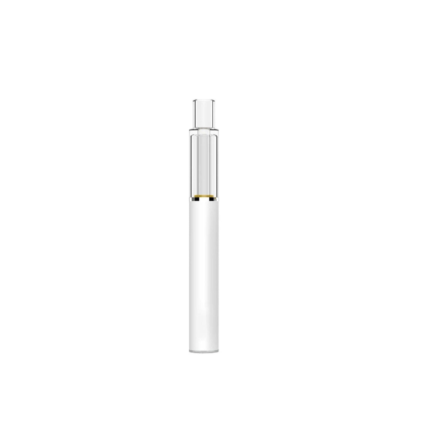 MJS Signature AIO 0.5ml All Glass Disposable Vaporizer Pen | White | 100 Pack