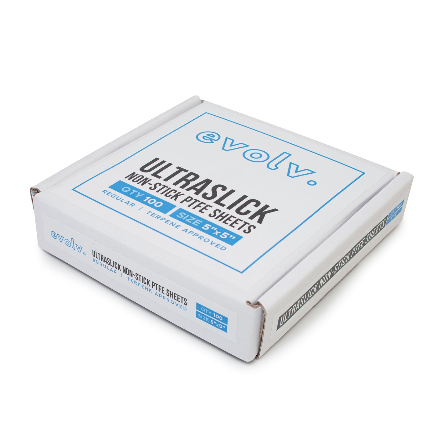 EVOLV | PTFE Ultra Slick Non-Stick Sheets | 5"x5" | 100 Count