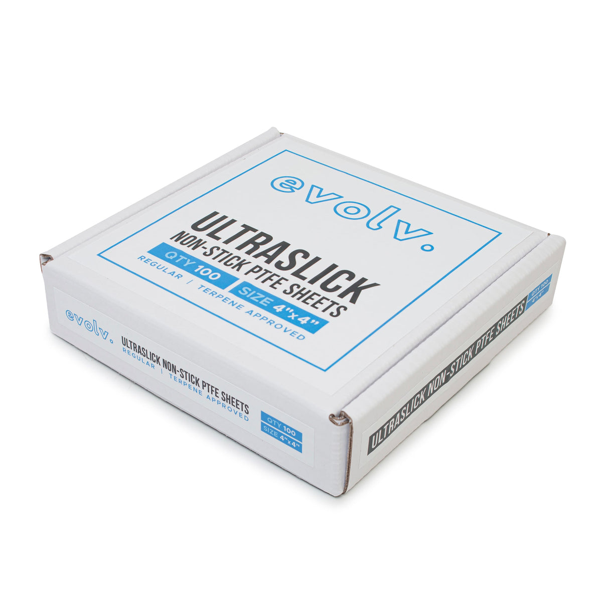 EVOLV | PTFE Ultra Slick Non-Stick Sheets | 4"x4" | 100 Count