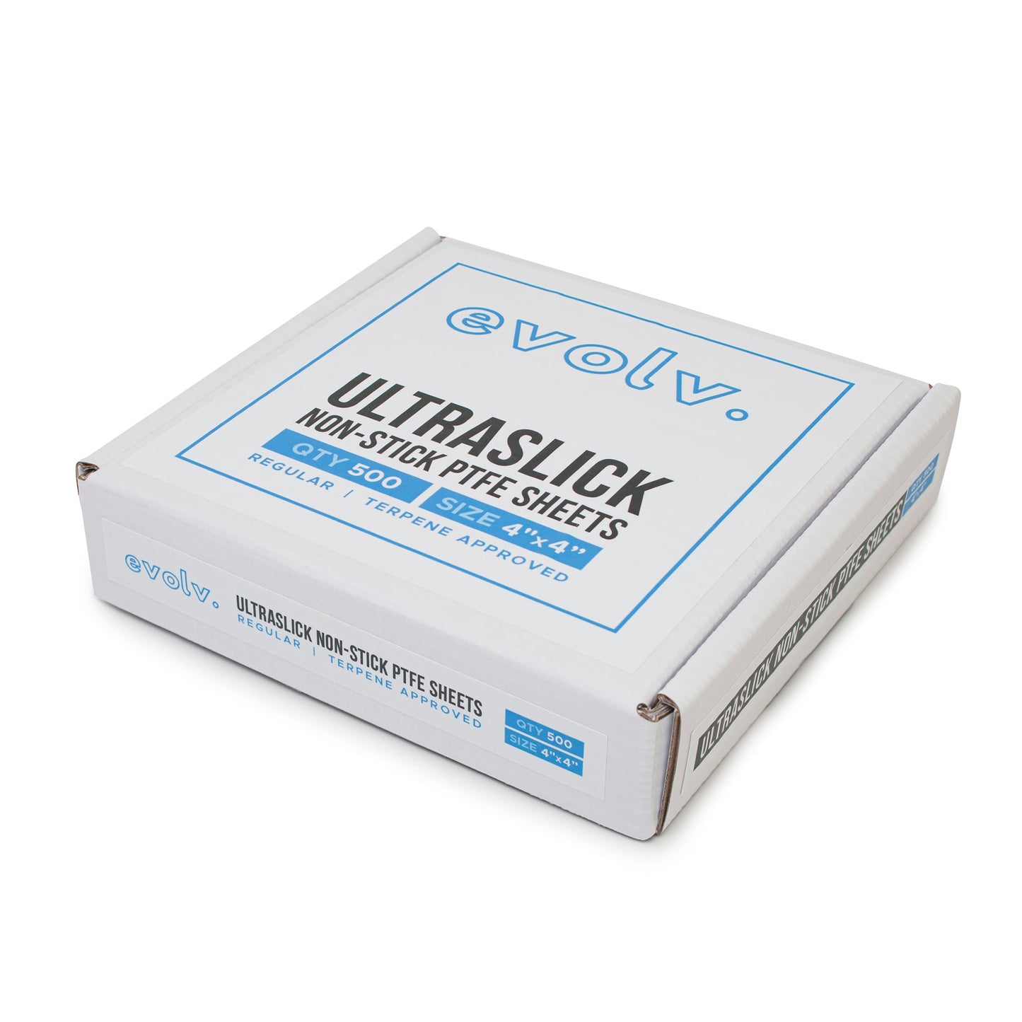 EVOLV | PTFE Ultra Slick Non-Stick Sheets | 4"x4" | 500 Count