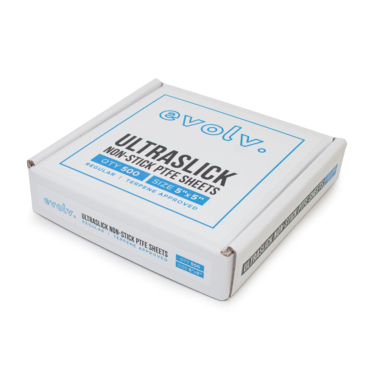 EVOLV | PTFE Ultra Slick Non-Stick Sheets | 5"x5" | 500 Count