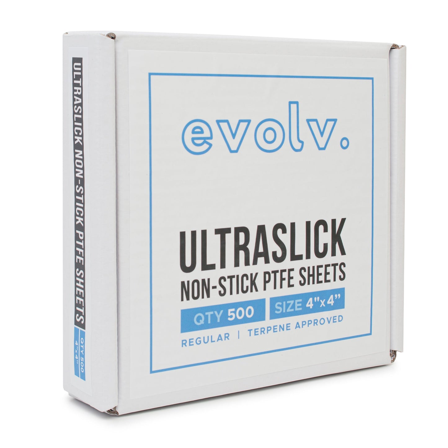EVOLV | PTFE Ultra Slick Non-Stick Sheets | 4"x4" | 500 Count
