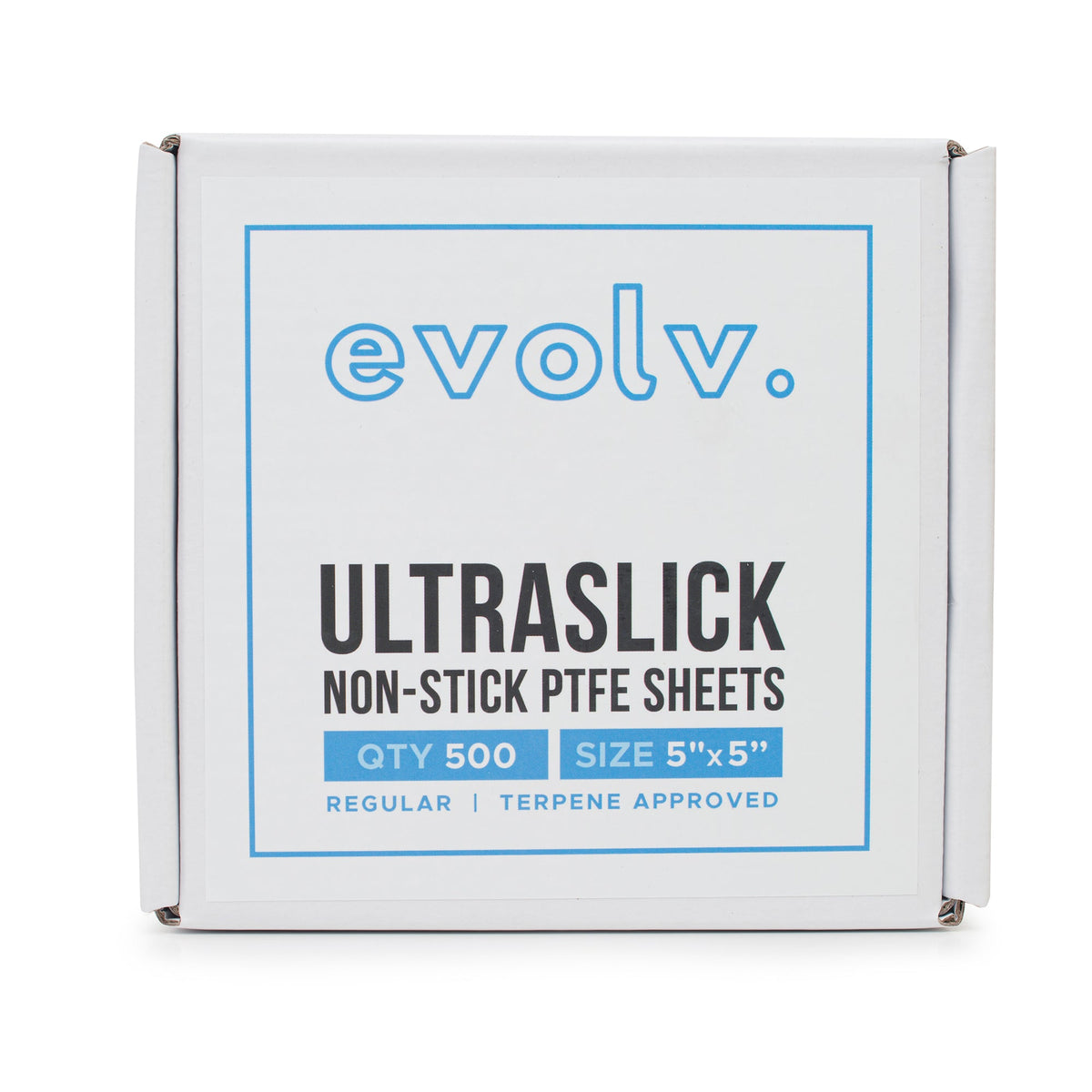 EVOLV | PTFE Ultra Slick Non-Stick Sheets | 5"x5" | 500 Count