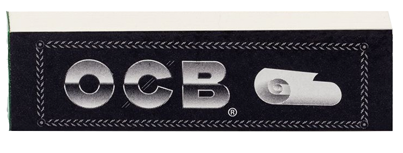 OCB Black Premium Filter Tips | Perforated Tips | 25 Pack Box