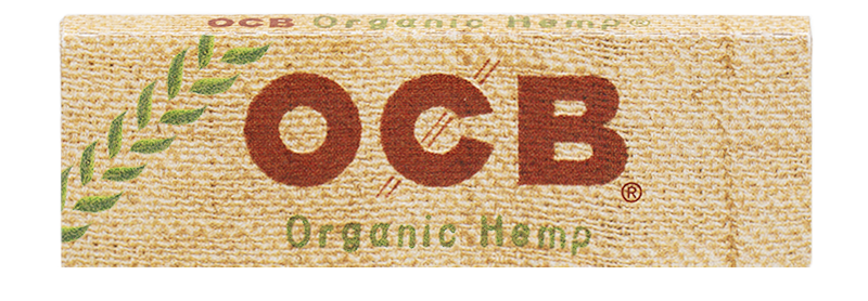 OCB Organic Hemp Rolling Papers | Size: Single Wide - Single Window | 50 Pack Box