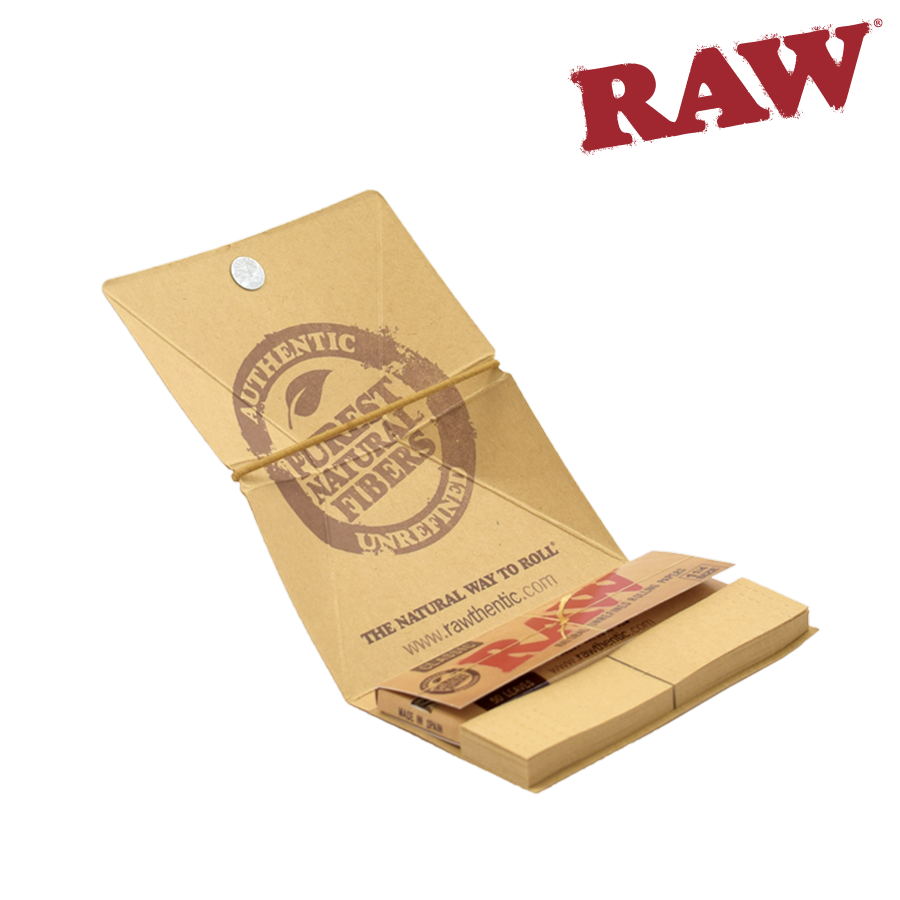 RAW Classic Artesano 1 1/4 w/ Tray, Papers, Tips | 15 Pack Box