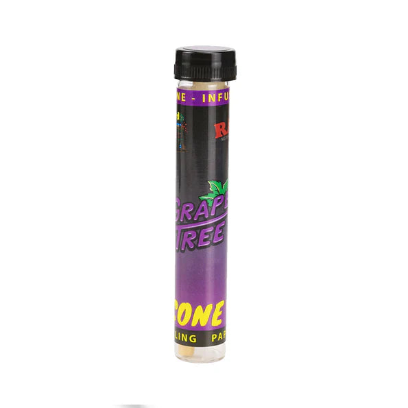 RAW x Orchard Beach | Grape Tree Terpene Infused Pre-Rolled Cone | King Size | 12 Pack Box