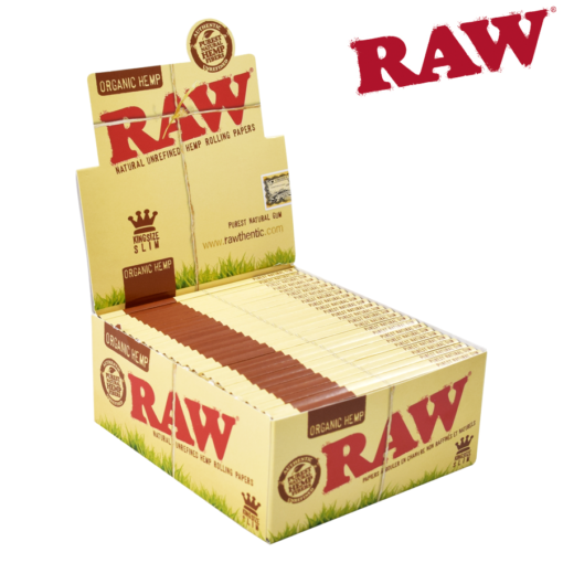 RAW Organic Papers | Size: King Size Slim | 50 Pack Box