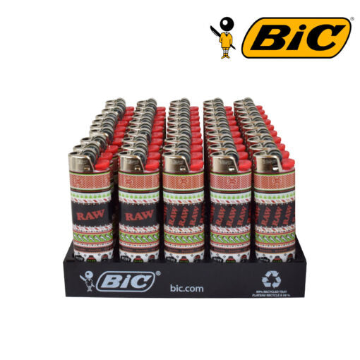 BIC | RAW Christmas Lighter | 50 Pack Tray