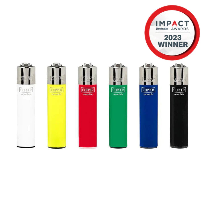 Clipper | Classic Large Lighter | Reusable | 48 Pack Tray