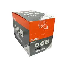 OCB X-Pert Filter Tips | Size: Slim | 150 Pack | 10 Pack Case