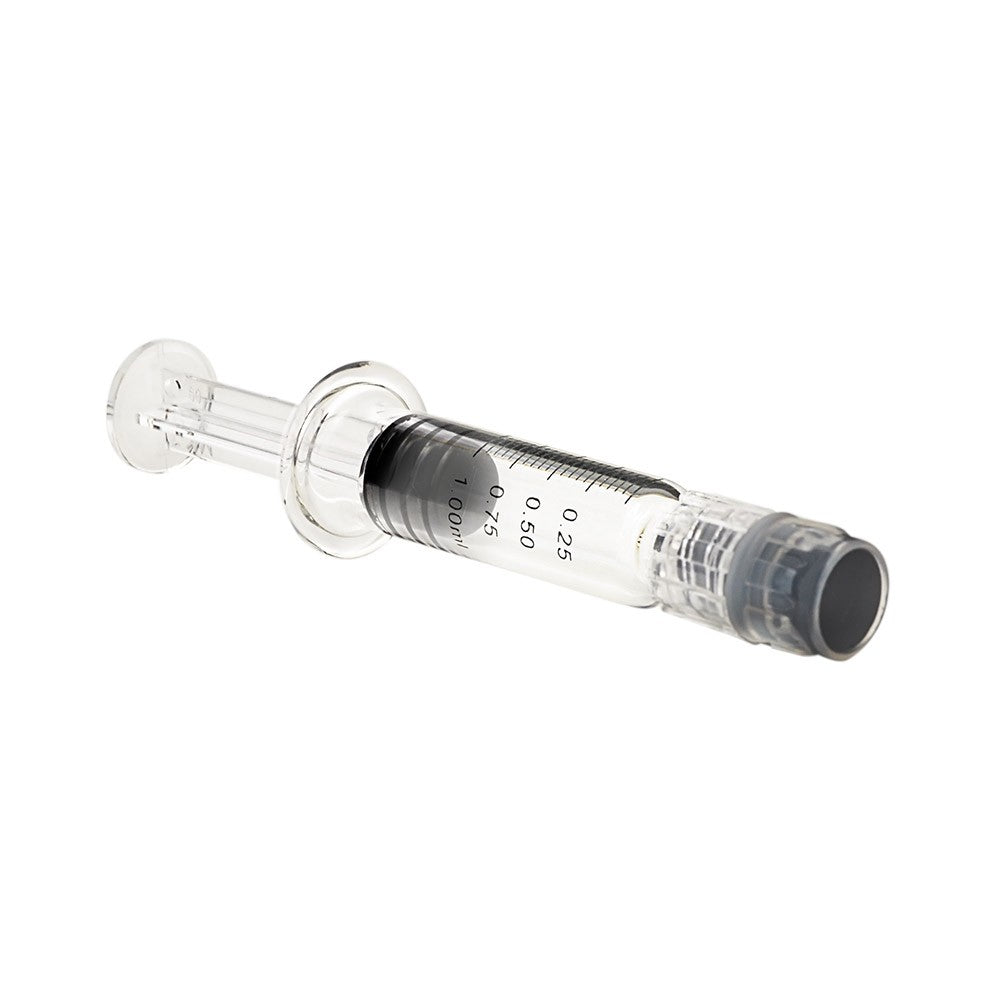 Glass Dab Applicator Luer Lock Syringes /w Measurements 1ML | 100pc Carton