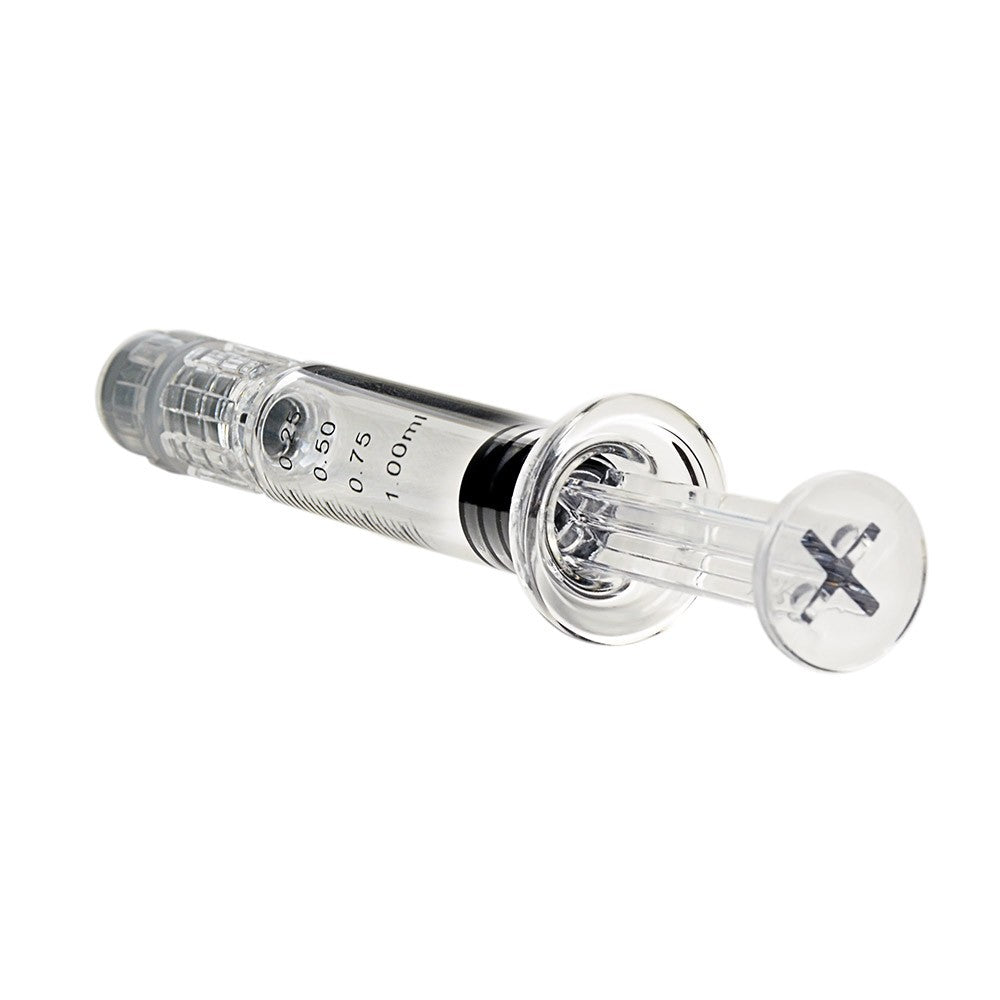 Glass Dab Applicator Luer Lock Syringes /w Measurements 1ML | 100pc Carton