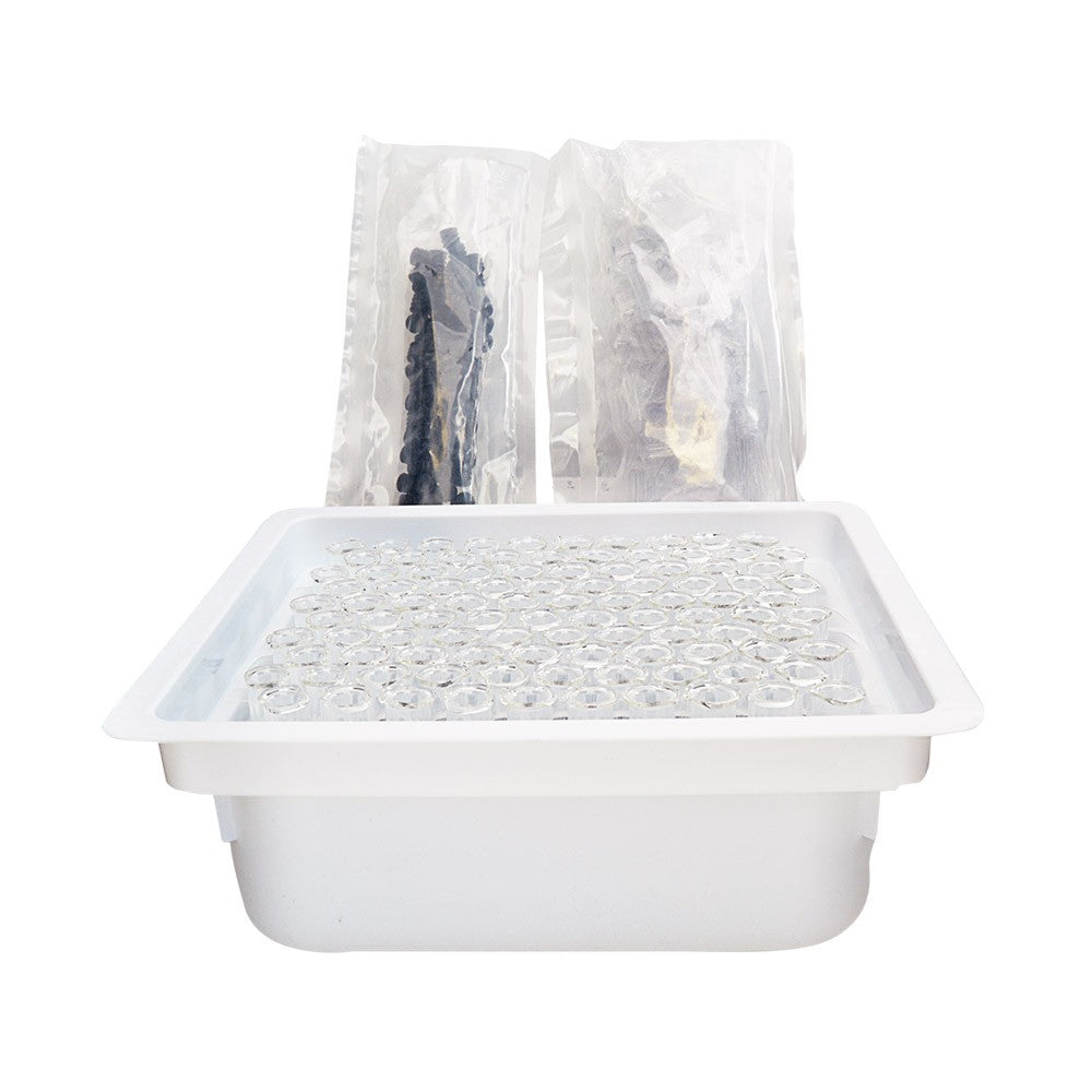 Glass Dab Applicator Luer Lock Syringes /w Measurements 1ML | 100pc Carton