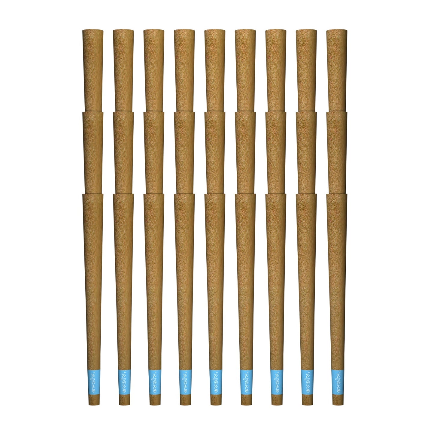Evolv Pre-Rolled Blunt Cones | 1 1/4 Size: 84mm/ 26mm | 32/Pack