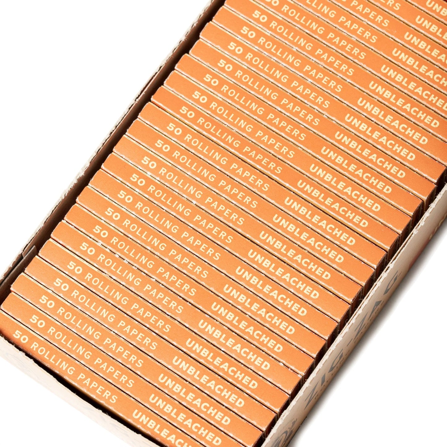 Zig Zag Unbleached Slow Burning Rolling Papers | Size: 1 1/4 | 25 Pack Box