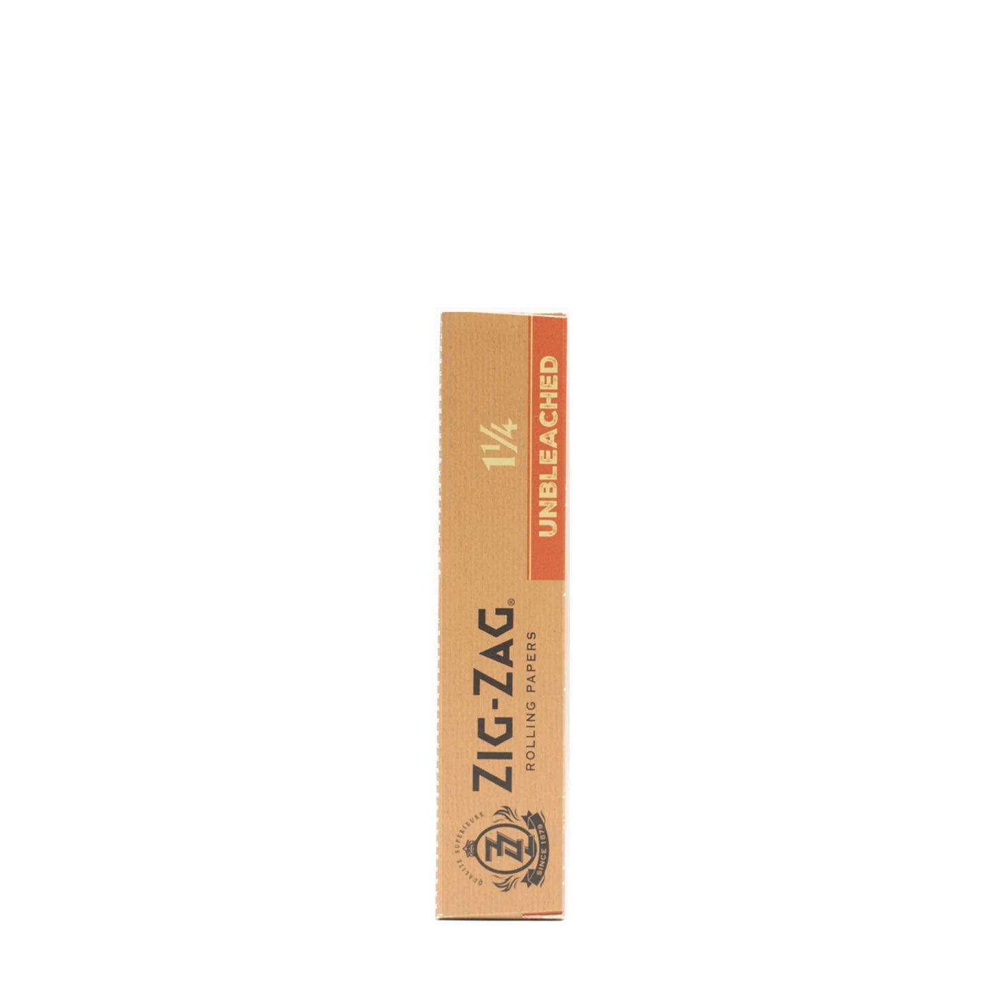 Zig Zag Unbleached Slow Burning Rolling Papers | Size: 1 1/4 | 25 Pack Box