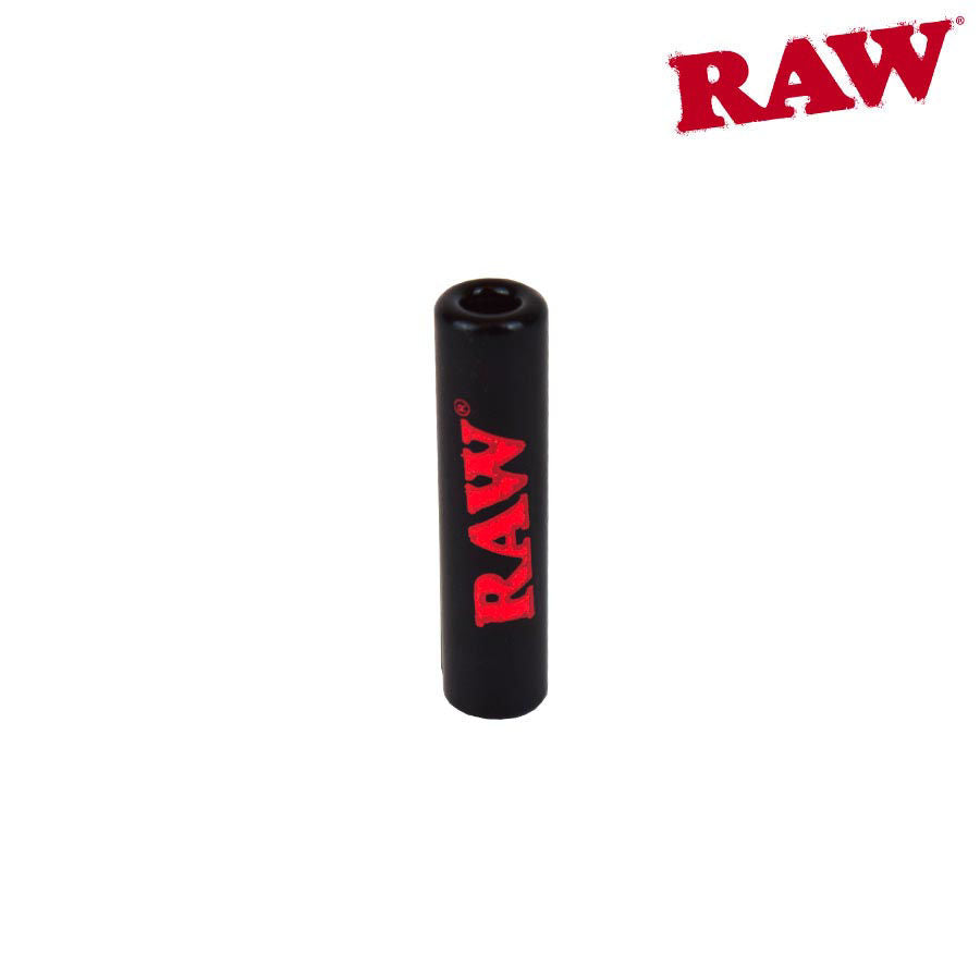 RAW Black Glass Tips | 50 Tip Jar