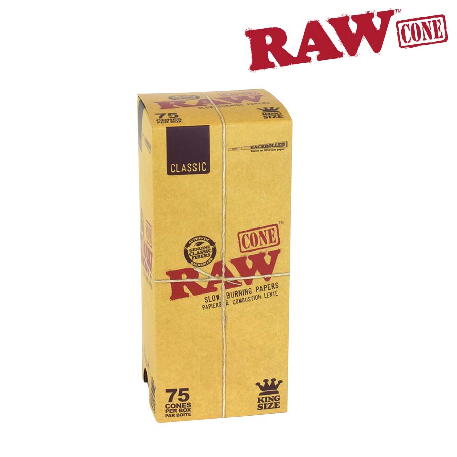 RAW Classic Pre-Rolled Cone King Size | 75/Pack