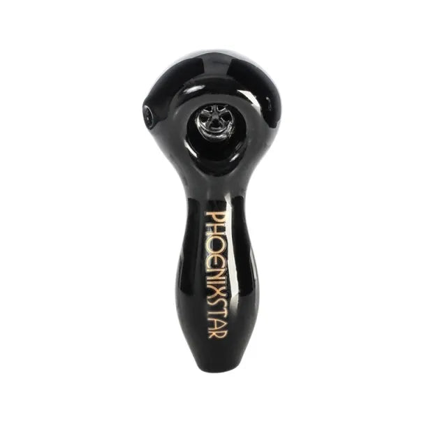 4" Glass Spoon Pipe with 5-Hole Glass Filter | PhoenixStar Glass | Multiple Colours