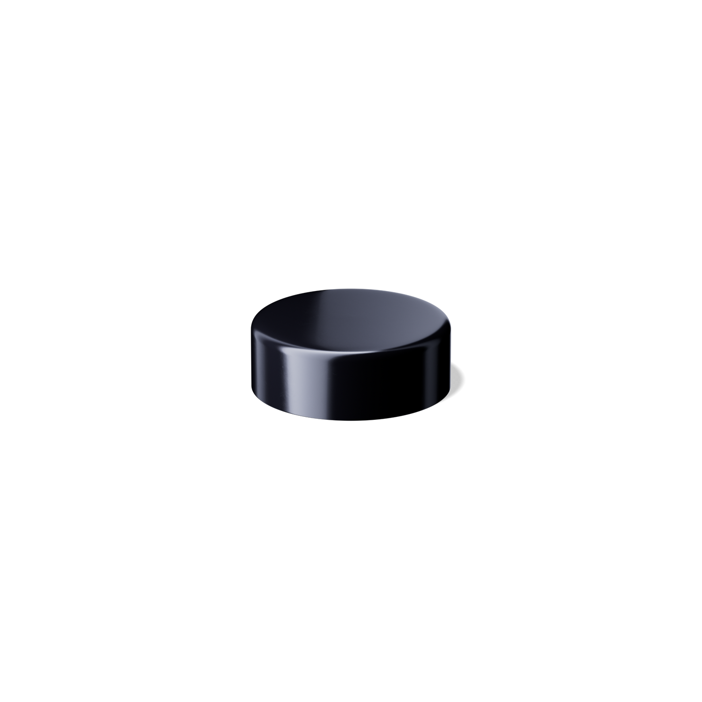 5ml MIRON Violetglass Round Glass Standard Screw Top Jars | Violet Glass, Semi-Gloss Black Lid | 95pc Case