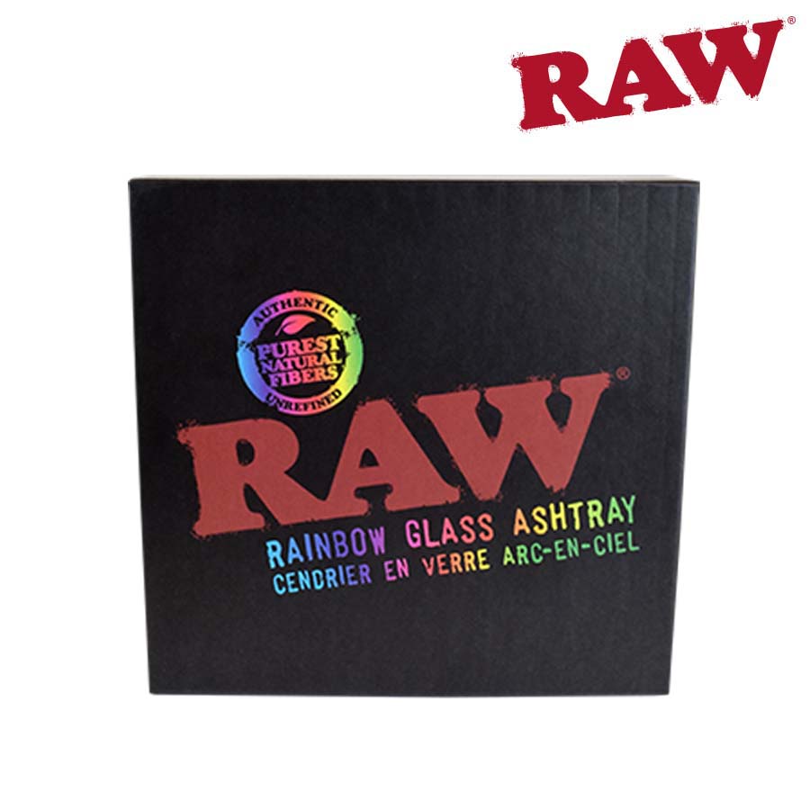 RAW Rainbow Ashtray with smoke accessories