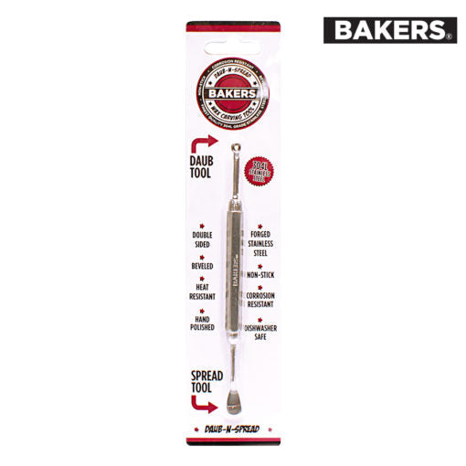 BAKERS TOOLS STAINLESS STEEL DAUB-N-SPREAD