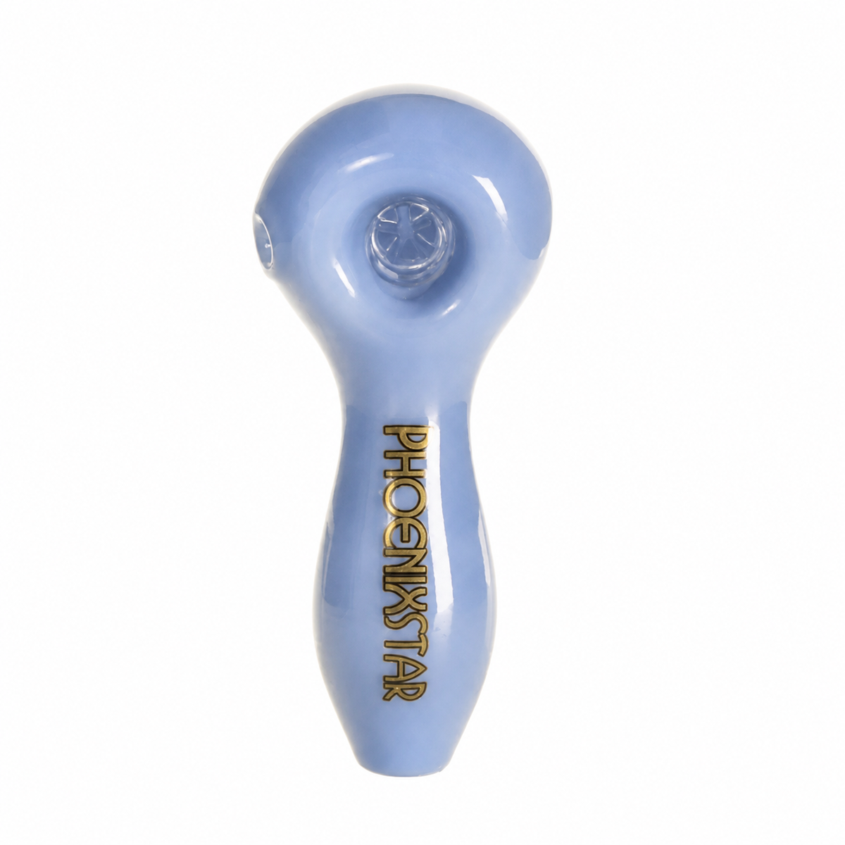 4" Glass Spoon Pipe with 5-Hole Glass Filter | PhoenixStar Glass | Multiple Colours