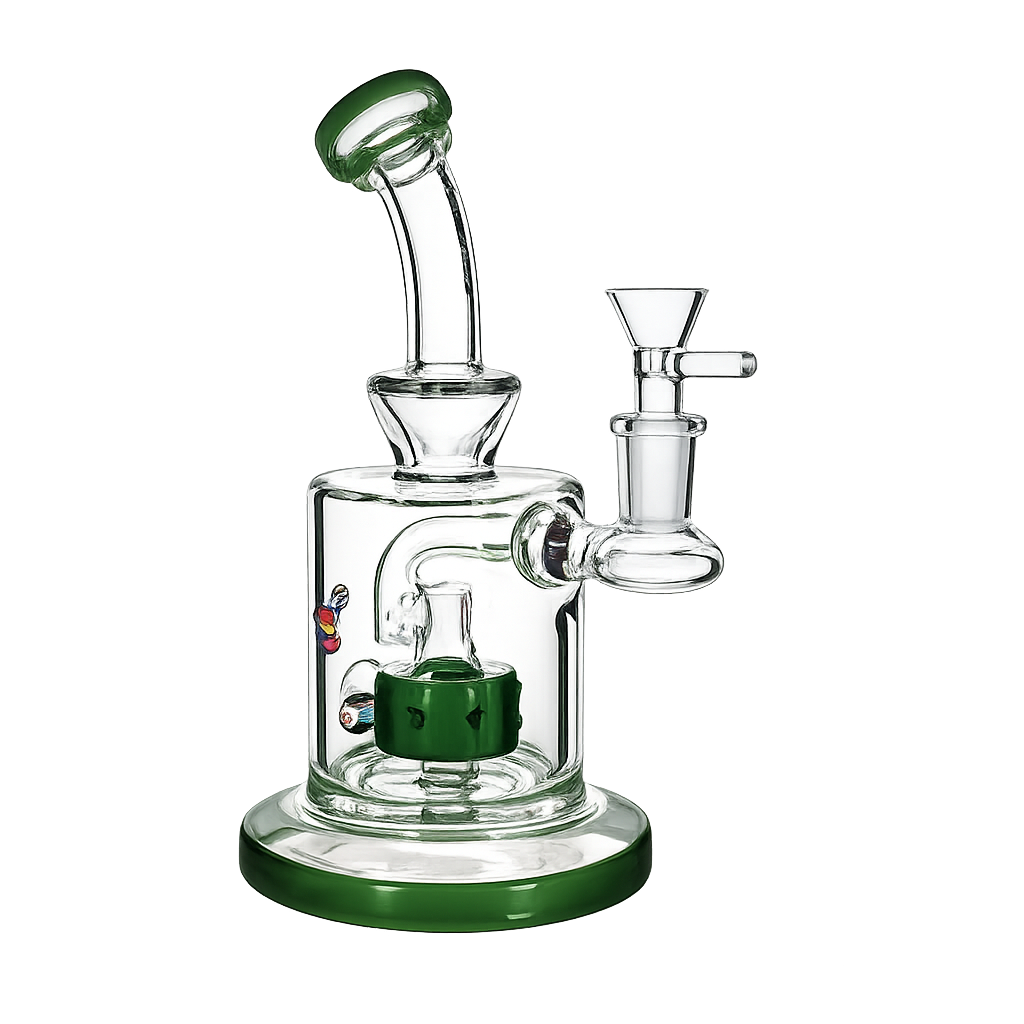 7" Water Pipe Bubbler Bong w/ Matrix Perc | PhoenixStar Glass | Multiple Colours