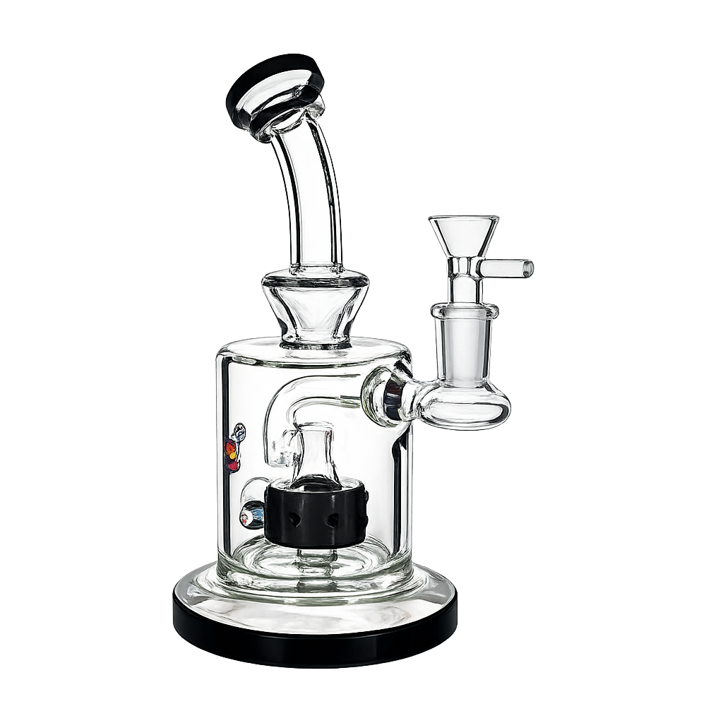7" Water Pipe Bubbler Bong w/ Matrix Perc | PhoenixStar Glass | Multiple Colours
