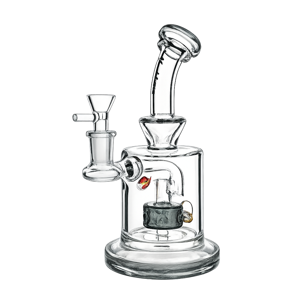 7" Water Pipe Bubbler Bong w/ Matrix Perc | PhoenixStar Glass | Multiple Colours