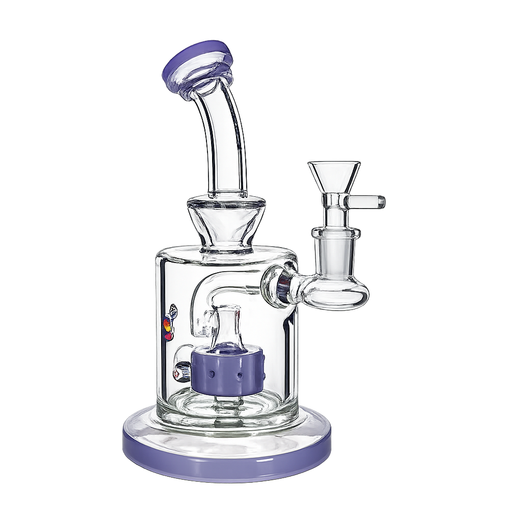 7" Water Pipe Bubbler Bong w/ Matrix Perc | PhoenixStar Glass | Multiple Colours