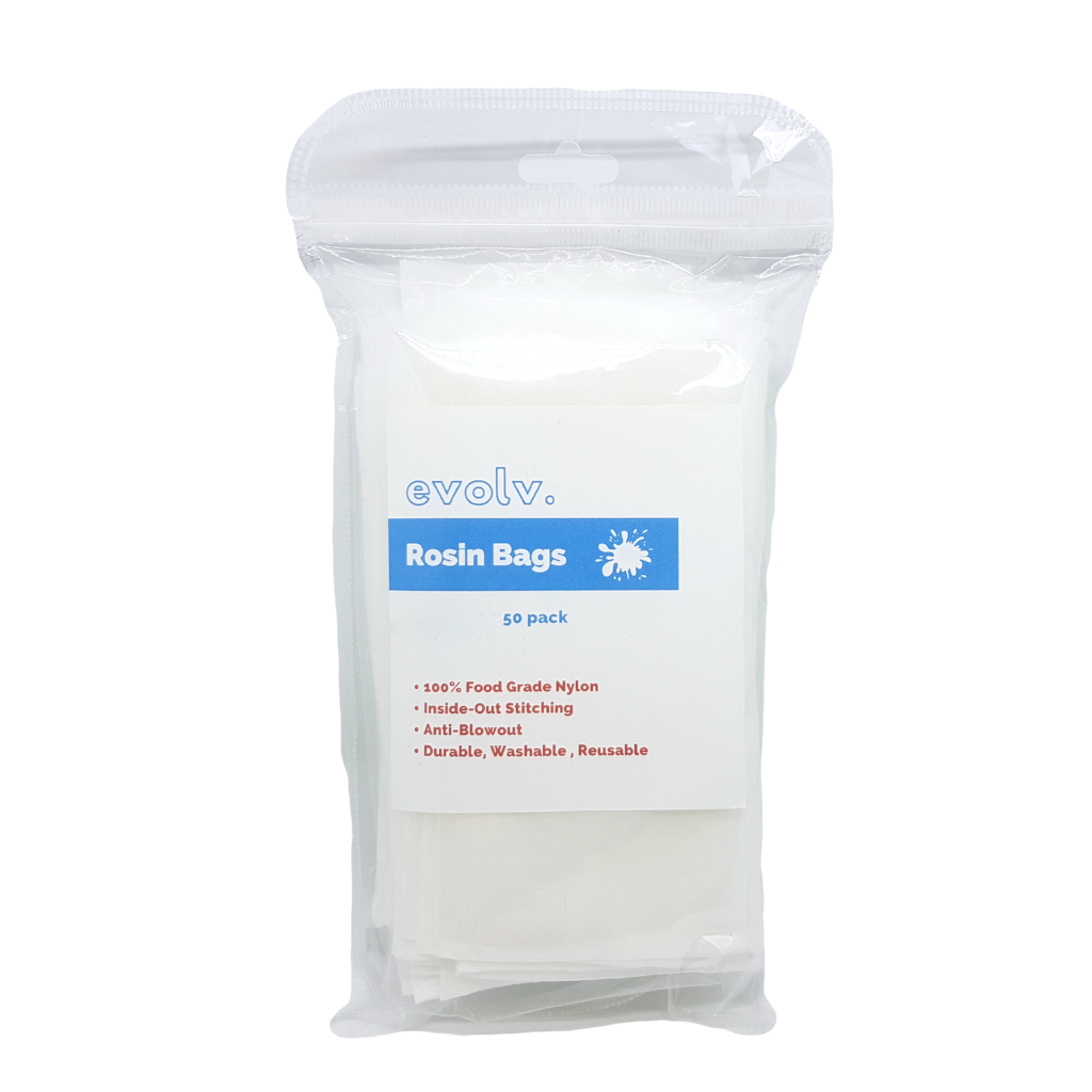 EVOLV Rosin Press Bags | 2.5" x 4.5" | 25u Micron | 100pc Pack